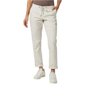 Vuori Women's Organic Cotton Ripstop Straight Leg Pants in Natural size XXL NWT